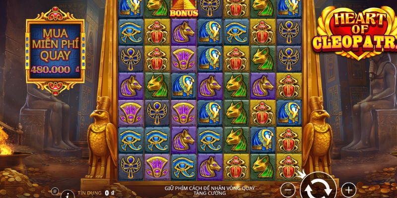 Bí mật Cleopatra HitClub game nổ hũ Ai Cập cổ đại