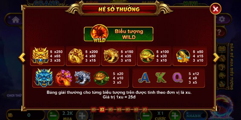 Hướng dẫn chơi nổ hũ Kho Báu Tứ Linh HitClub