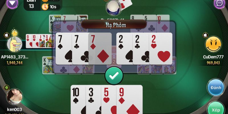 Cách chơi Phỏm HitClub đơn giản dễ áp dụng cho người mới